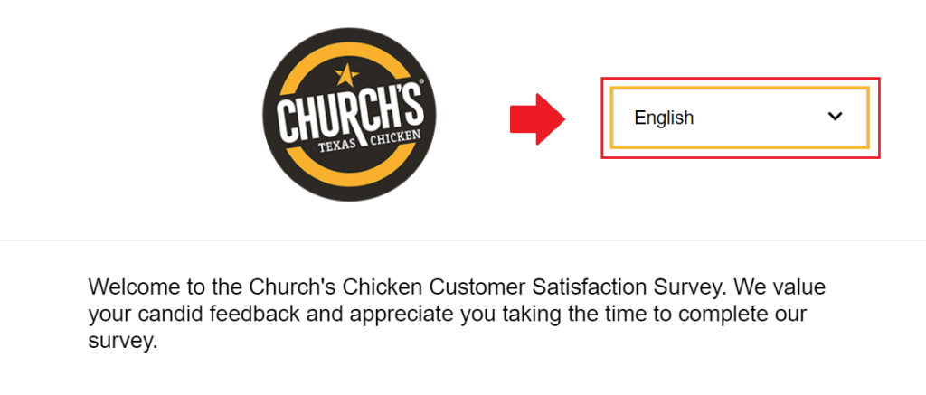 Churchs Chicken Feedback Survey